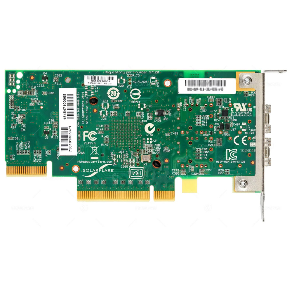 750101305371 LP  SOLARFLARE S7120 DUAL PORT 10GB SFP+ ADAPTER LOW PROFILE